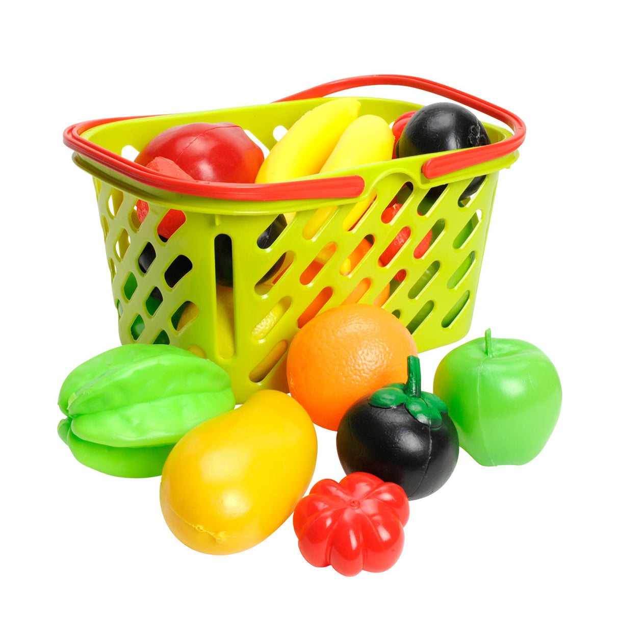 Obstsatz im Korb