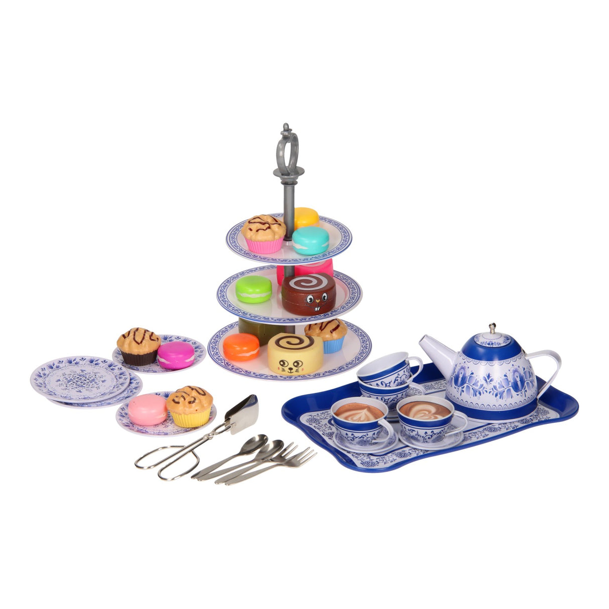 Teeservice mit Etagere