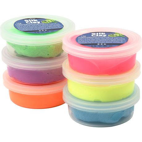 Seidenton https: www.cchobby.nl seidenclayr-neon-colours-6x14-gr-1-doos