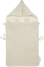 Meyco baby meyco knots teddy voetenzak - 40 x 82 cm - soft sand