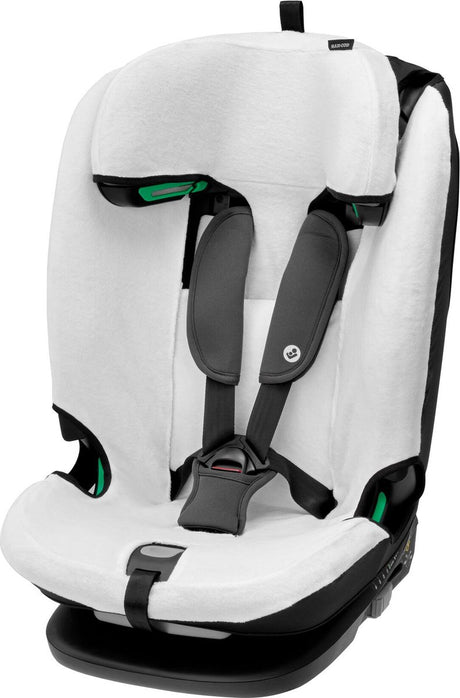 Maxi-cosi zomer autostoelhoes voor titan pro plus i-size van biologisch katoen - kinderautostoelhoes - natural white
