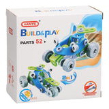 Bau- und Spielset Rennwagen 2in1, 52 Teile.