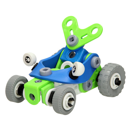 Bau- und Spielset Rennwagen 2in1, 52 Teile.
