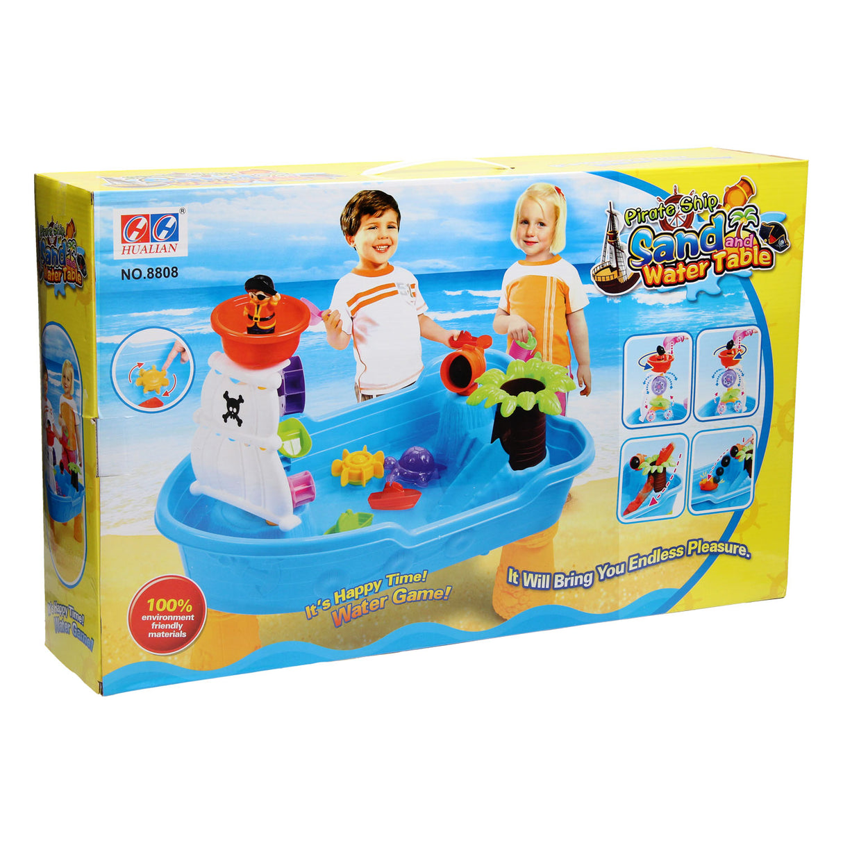 Sand- und Wasserspielset Piratenboot