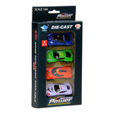 Luxusauto-Set, 4-tlg. 1:64