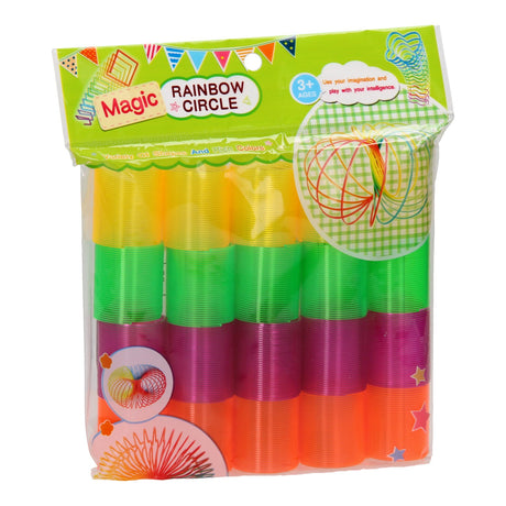 Treppenfeder Regenbogen, 20 Stk.