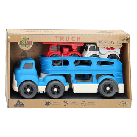 Lobbes Toys BV Autotransporter Recycling – blau