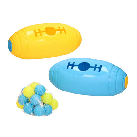 2-in-1-Spiel: Bänder nehmen Schwungball