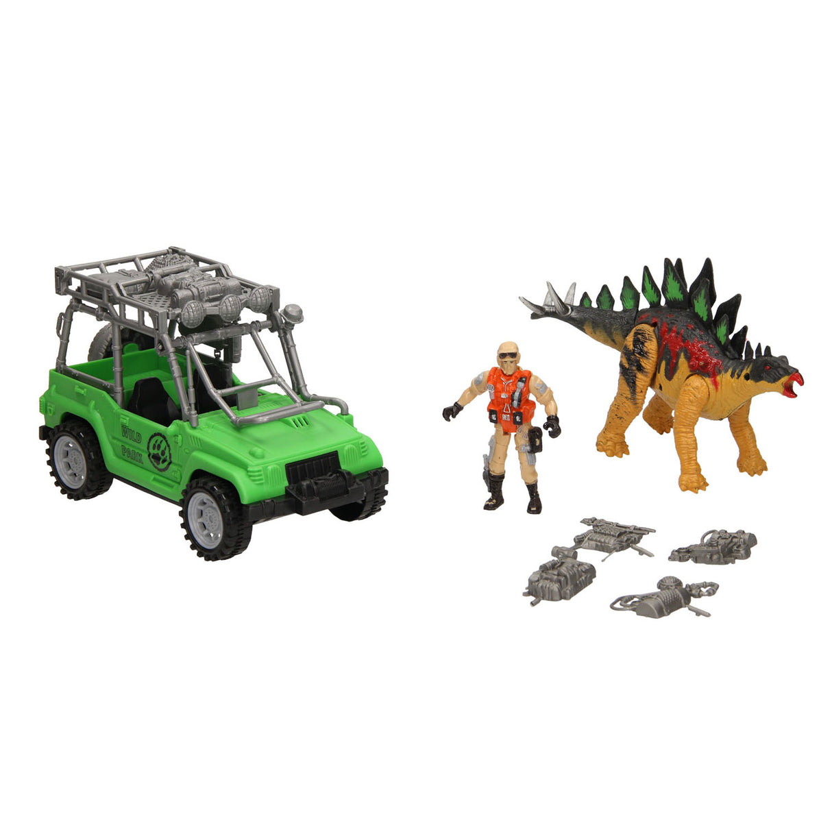 Dinosaurier-Spielset grün