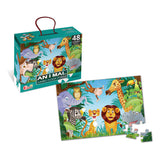 Kinderpuzzle-Safari. 48 Stück.