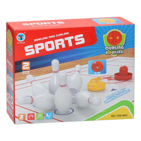 Lobbes airbowling- en curlingset