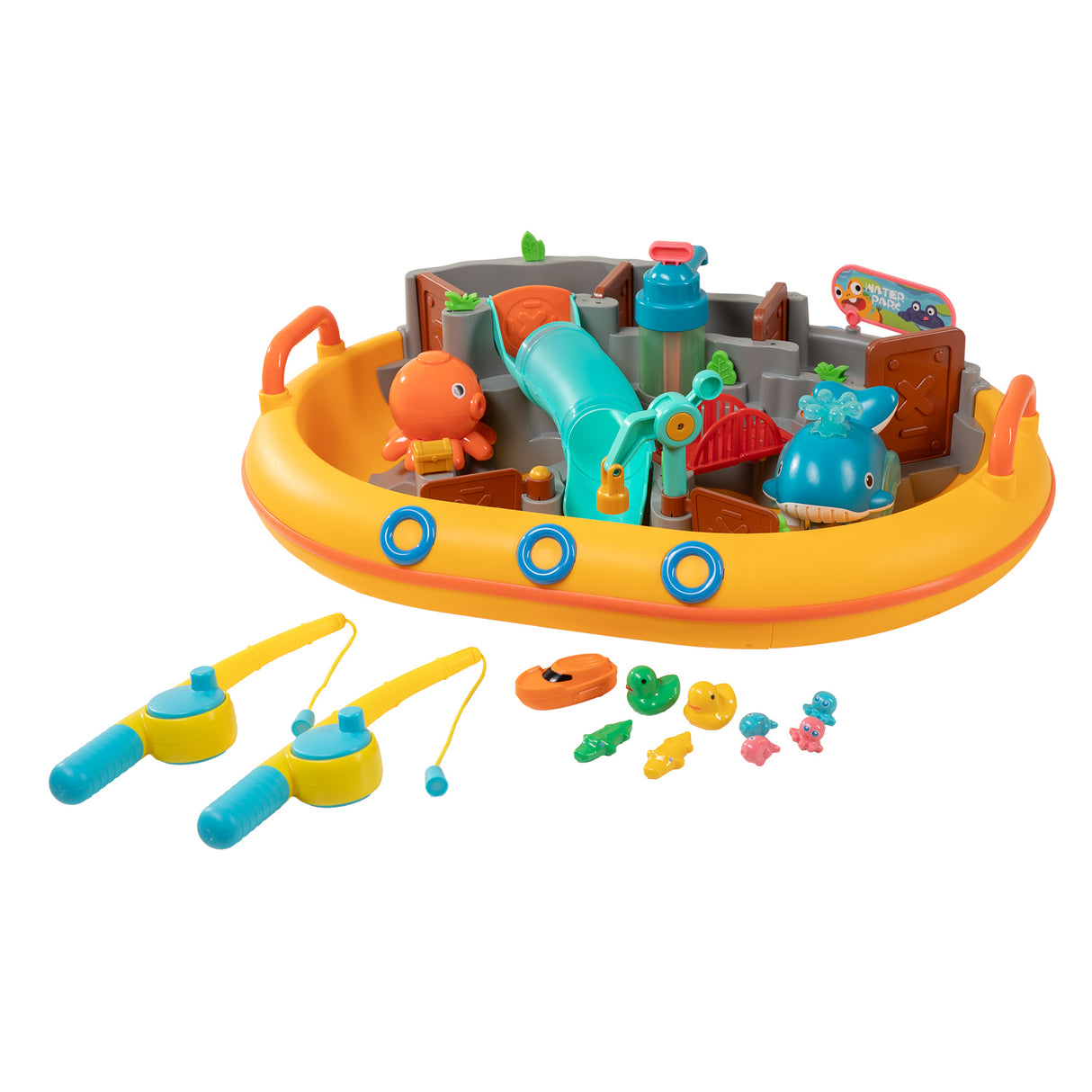 Wasserpark-Set mit 2 Ruten