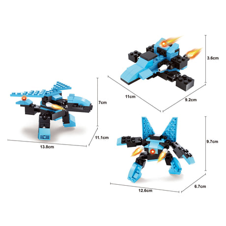 Titans Roboterbausteine ​​Bauset 3-in-1