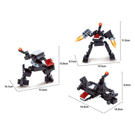 Titans Roboterbausteine ​​Bauset 3-in-1