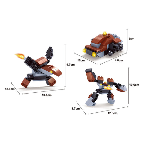 Titans Roboterbausteine ​​Bauset 3-in-1