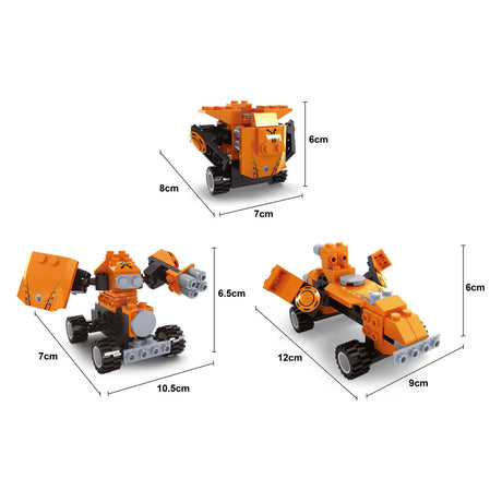 Bauset Titan-Fahrzeuge 3in1 - 56tlg.
