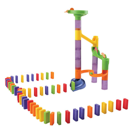 Marmorbahn-Domino-Set, 79-teilig.