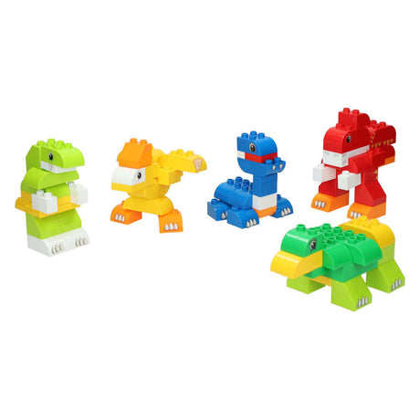 Lobbes Dino-Baukasten in Aufbewahrungsbox – 84 Teile.
