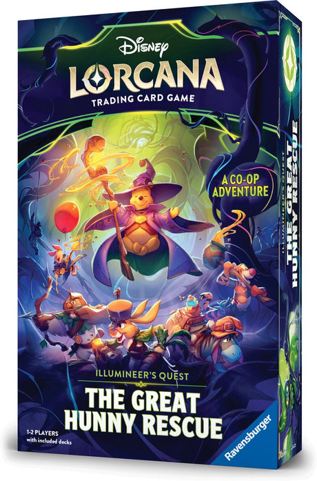 Ravensburger disney lorcana tcg illumineer's quest: the great hunny rescue | coöperatief kaartspel | engelse versie