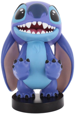 Cableguys Stitch - Smiley - Figurenständer für Telefon | Controller | Ladekoffer (Kabelbinder original)