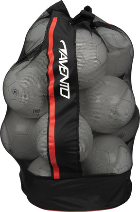 Avento Luxus-Balltasche – für 12–15 Bälle – Schwarz