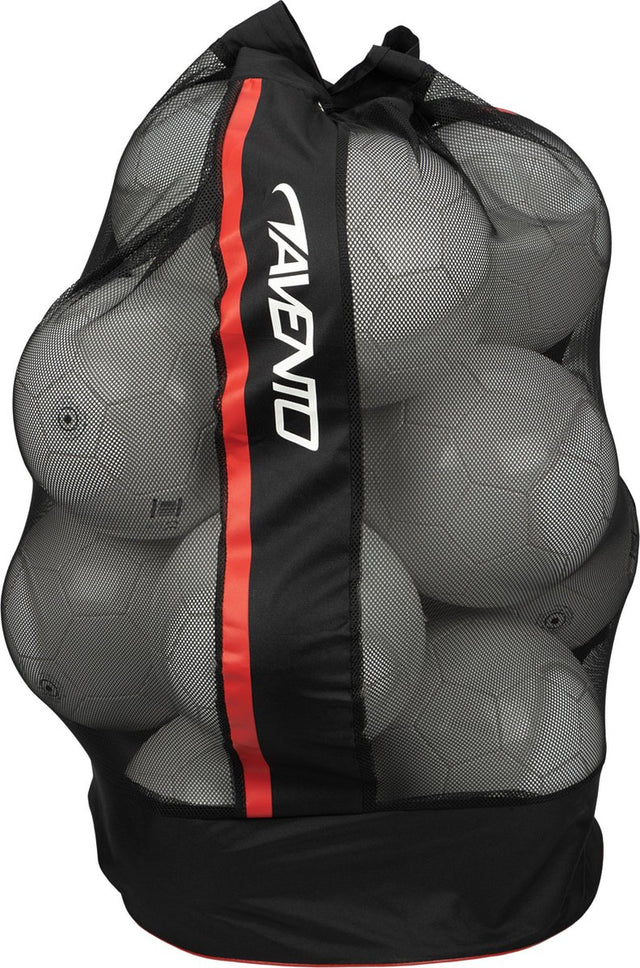Avento Luxus-Balltasche – für 12–15 Bälle – Schwarz