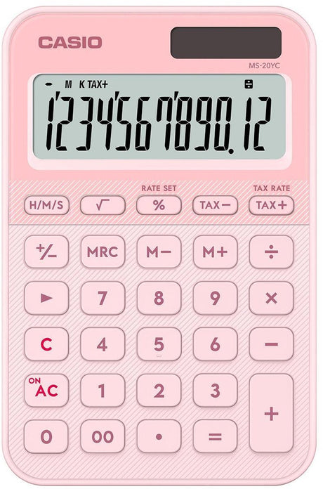 Casio Taschenrechner MS-20UC – Farbe Pink