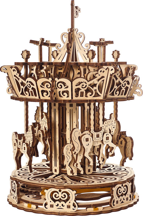 Ugears 3D-Holzmodell - Karussell