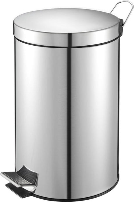 Treteimer mit V-Teil, 3 Liter, Edelstahl