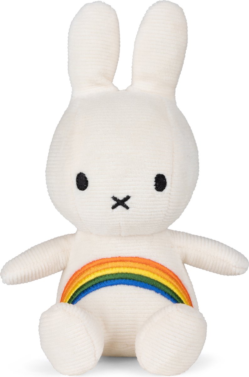 Bon ton toys nijntje - rainbow offwhite - 18 cm - 7''