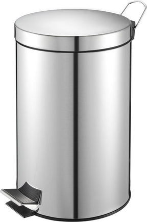 V-Teil - Treteimer 3 Liter - Edelstahl - Edelstahl - Abfalleimer
