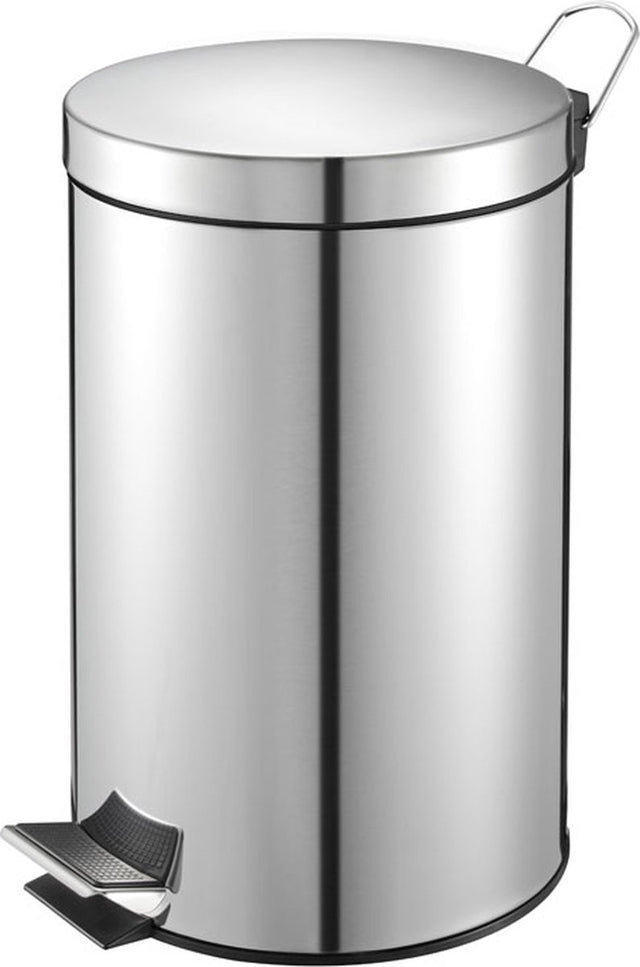 V-Teil - Treteimer 3 Liter - Edelstahl - Edelstahl - Abfalleimer
