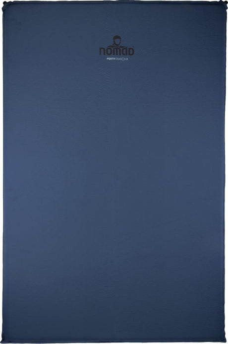 Nomad perth duo 5.0 | slaapmat | 198 x 130 | 5 cm dikte | donkerblauw | comfortabel kamperen