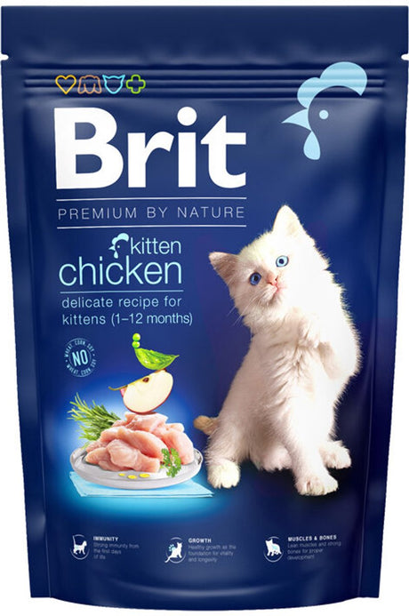 Brit Premium by Nature Kätzchen – Huhn – 8 kg