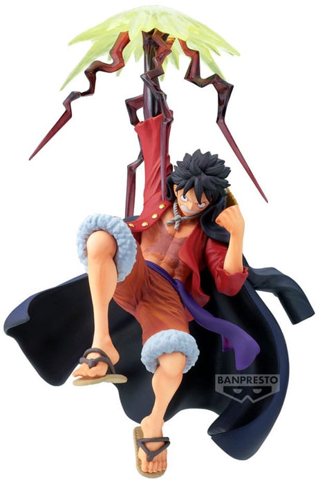 Banpresto One Piece Battle Record Collection PVC-Statue Monkey D. Ruffy Special 15 cm Statue
