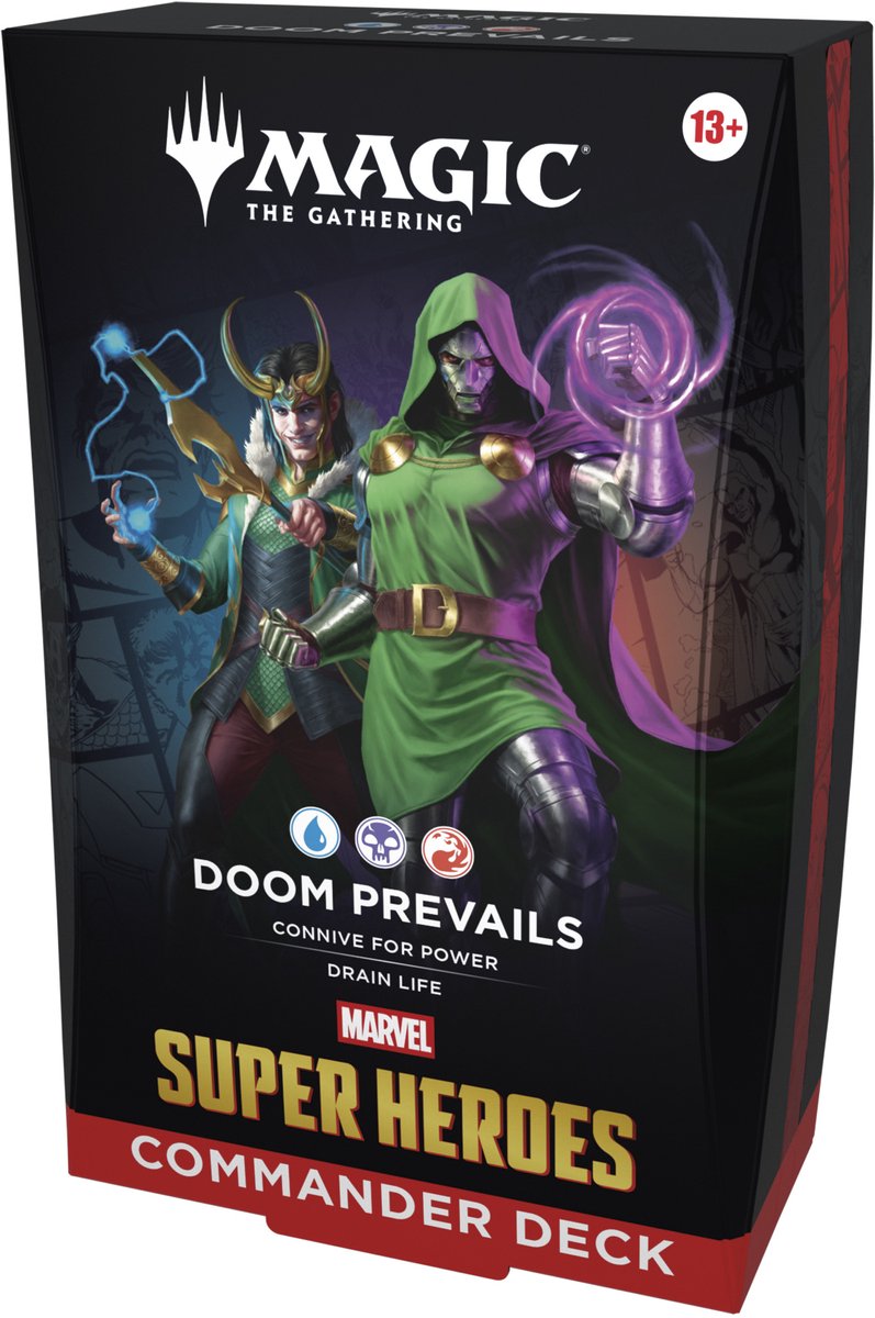 Magic: the gathering | marvel super heroes commander deck - doom prevails