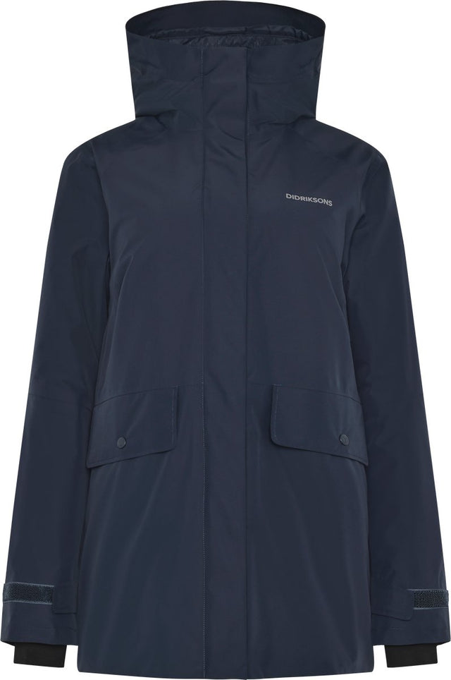 Didriksons Tuva Wns Parka Damen-Outdoorjacke – dunkles Nachtblau
