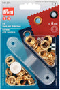 Prym-Ösen - 8,5 mm Messing (24)