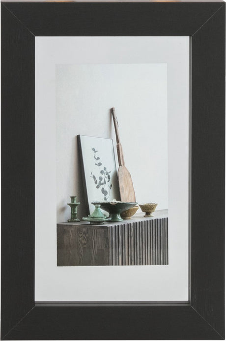 Holz-Fotorahmen schwarz 14 x 24 cm | 4 Stück