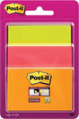 Super-Haftnotizen zum Posten | 45 Blatt | 3 Formate | verschiedene Neonfarben | auf Blase