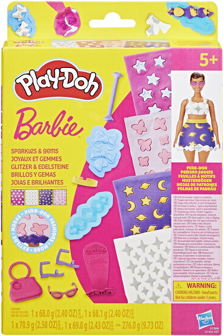 Play-Doh-Barbie-Glitzer und Edelsteine