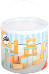 Small Foot - Holzbausteine ​​Pastell, 50 Stk.