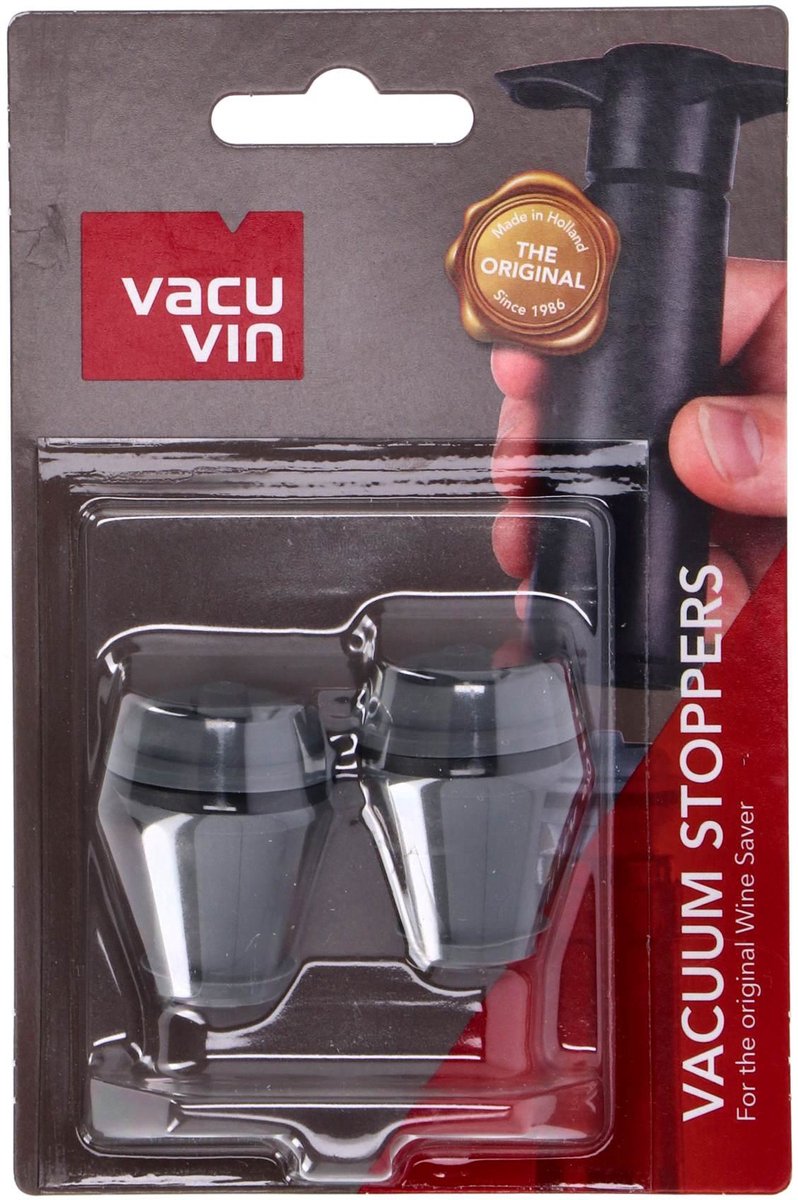 Vacu-Fin-Weinverschlüsse – 2er-Set