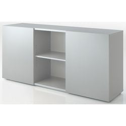 Bachschrank mit Schiebetüren Hammerer 2FH Grau, Silber