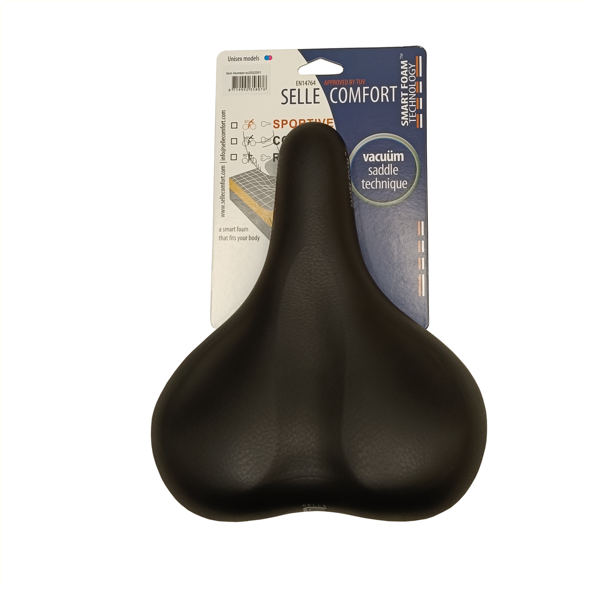 Selle Comfort Sattel aktiv mit Smartfoam -Technologie, ohne Schlinge