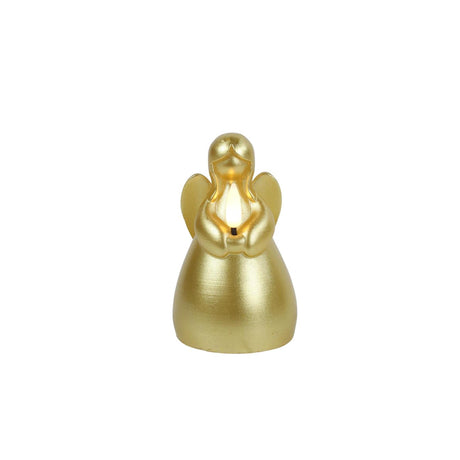 Countryfield lyon led kaars engel s goud 7x7x11,5cm