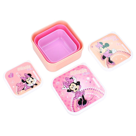 Vadobag Snackbox (3in1) Minnie Mouse Fresh Bites 6x12x12cm