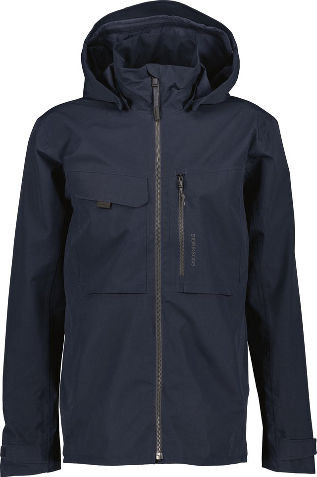 Didriksons Aston USX JKT 5 Unisex Outdoor-Jacke – dunkles Nachtblau