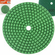 Diamant schuurschijf 100mm p800 mar-pol %%