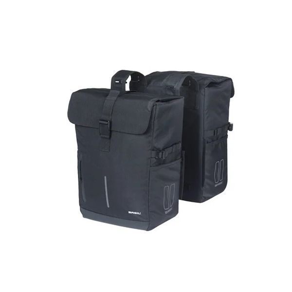Basil Bag Move Double schwarz | 30l